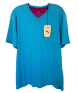 Tommy Bahama Men&#39;s Bali Skyline T-Shirt V-Neck Short Sleeve Size S River... - £19.82 GBP