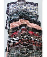 Men&#39;s Bulk Flannel Shirts for Crafting/Upcycling (15 pcs.) - $157.61 CAD