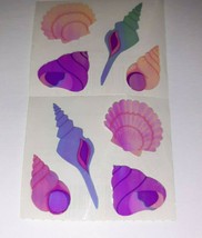 Vintage Stickers Mrs Grossman Pearly Sea Shells Sticker Sheet 1992 Iridescent - £3.89 GBP
