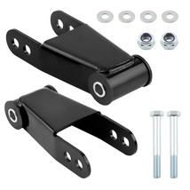 1&quot;-2&quot; Drop Shackles Leveling Lowering Kit For Ford F150 F100 2WD 1973-1996 - £106.42 GBP
