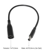 7.4*5.0 Female to 4.5*3.0 Male Power Connector Converter for Dell - Black - $187.04 MXN