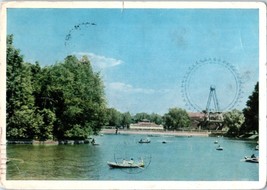 M Gorky Central Recreation Park Moscow Russia Postcard Posted - £20.39 GBP