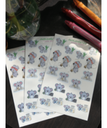 Koala Bear Chores Sticker Sheet Homemade Vinyl Glossy Waterproof Sticker... - $4.04