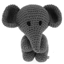 Hoooked Amigurumi DIY Kit W/Eco Barbante Yarn-Elephant Mo - Lava - £15.26 GBP