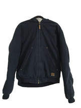 BERNE Mens Chore Coat Navy Blue Heavyweight Original Washed Jacket Large... - £29.91 GBP