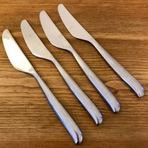 Lauffer Towle Design 2 Stainless Mid Century Set of 4 Dinner Knives Norway - $46.74