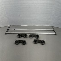 OEM Whirlpool KitchenAid Dishwasher Dishrack Track Roller Set W10078083 ... - $114.14 CAD