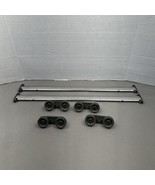 OEM Whirlpool KitchenAid Dishwasher Dishrack Track Roller Set W10078083 ... - $84.00