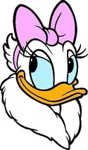 Daisy Duck Face with Mink around neck Metal Cutting Die Card Making Scrapbook  - £7.97 GBP