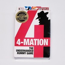 New 4-MATION The Underhanded Rummy US Bicycle Playing Card Game-3-6 Players - £9.43 GBP