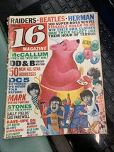 16 Magazine November 1966 Beatles Stones paul revere Herman Hermits Loose Cover - £15.94 GBP