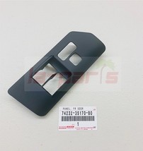GENUINE TOYOTA 07-11 FJ CRUISER DRIVER WINDOW SWITCH BEZEL LEFT 74232-35... - $37.12 CAD