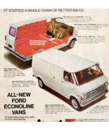 1968 Ford Econoline Van Advertisement Vintage Automobilia V8 Work Load D... - €21,44 EUR