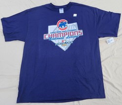 NEW Chicago Cubs 2008 MLB Baseball Adult Size XL  Central Division Champs Shirt - £15.21 GBP