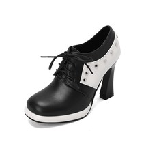 Retro Women Pumps Sexy Summer Mary Jane Shoes Gladiator Lace Up High Heels Ladie - £42.06 GBP