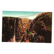 Vintage Postcard Royal Gorge Colorado Highest Bridge Steepest Incline Railway - £7.59 GBP