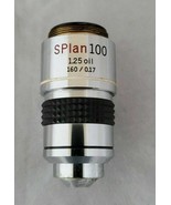 Olympus SPlan 100 1.25 Oil 160 / 0.17 Brightfield Microscope Objective - €207,55 EUR