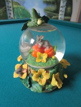 Charming Tails By Fitz & Floyd Music Globe Box Plays "In The Garden" 7" - $124.73