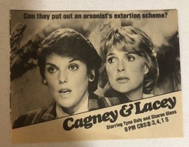 Cagney And Lacey TV guide Vintage Print Ad Sharon Gless Tyne Daly Tpa5 - $5.93