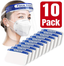 10-Pack Face Shield Reusable Washable Protection Cover Face Mask Anti-Sp... - £15.72 GBP