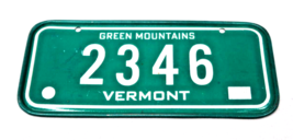 Miniature Bike State License Plate Vermont Vintage Novelty Metal Hanging Sign - £5.41 GBP