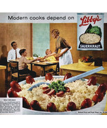 1961 Libby&#39;s Sauerkraut Advertisement Canned German Dinner Food Vintage ... - €25,85 EUR