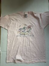 Mrytle Beach South Carolina Fruit Of The Loom Pink Shirt Mens Size XL Vtg - $3.72