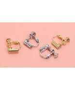 2 Pieces Screw Back Clip on Earring Converters From Pierced Earrings, Fi... - $4.16 CAD
