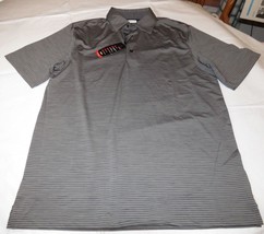 Mens Greg Norman Short Sleeve Polo Shirt PlayDry M Classic Fit INGT Grey - £28.16 GBP