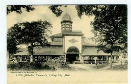 Methodist Tabernacle Postcard Cottage City Massachusetts Undivided Back - $13.86