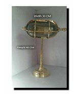 Nautical Light Marine Ship Light Industrial Brass Table Light Bulkhead P... - $217.13 CAD