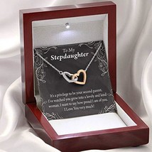 Express Your Love Gifts to My Stepdaughter Proud of You Necklace Inseparable Nec - £51.28 GBP