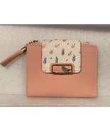 Woman&#39;s Pink Secosana Snap Leaf Pattern Wallet w/Short Tassel *Pre-Owned... - $17.76 CAD