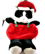 Plush Panda Chridtmas Stocking Vtg Korea Pocket On Belly Pacific product... - $23.52 CAD