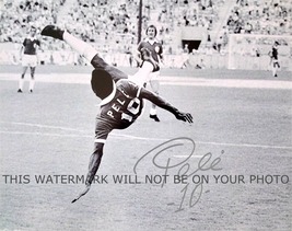 Pele Signed Autograph Autographed 8x10 Rp Photo Brazilian Team Soccer Legend - £14.84 GBP