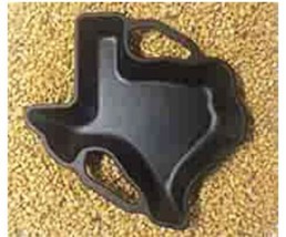 Texas shaped Pan. Heavy baking pan for pies, cakes. pre seasoned cast iron - £63.27 GBP