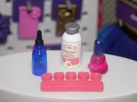 Barbie Dress up accessories nail items powder toe separator nail polish acrylic - £11.86 GBP