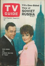 ORIGINAL Vintage Aug 5 1967 TV Guide Today Hugh Downs Barbara Walters - £15.91 GBP