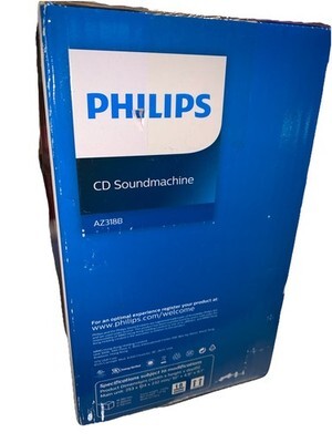 Portable Black Stereo System Boombox With Cd Player Usb Fm Radio And Headphon... Item image 10