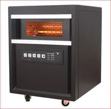 Comfort Glow Infrared Heater Portable 1500 Watt Quartz Black w/Remote  - £134.67 GBP