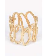 New Cast Metal Spring Hinge Cuff - $31.75 CAD