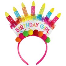 Sprinkles &quot;Birthday Girl&quot; Cake Headband Birthday Party Accessory - $8.99
