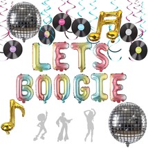 Disco Party Decorations 70S Party Decorations Disco Decorations Disco Balloons L - £25.15 GBP