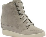 Sorel Women Lace Up Sneakers Out N About Wedge Size US 6 Dove Quarry Lea... - $123.75