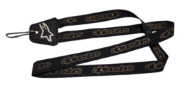 ALPINESTARS Neck Lanyard Gold Black 14&quot; - $8.91