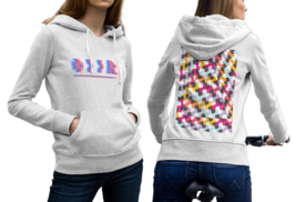 Deer  White Cotton Hoodie For Women - $39.99