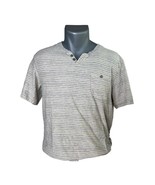Copper &amp; Oak Supply Company Men&#39;s Gray and Cream Short Sleeve Henley Siz... - €10,39 EUR