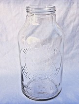 Vintage Horlick&#39;s Malted Milk Jar Racine, Wis Slough Bucks Eng Large Size - £19.74 GBP