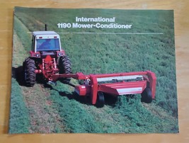 International Harvester 1190 Mower Conditioner Sales Brochure Pamphlet Specs - £13.41 GBP