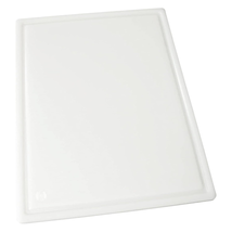 Winco Grooved Cutting Board, Medium, White - £34.66 GBP